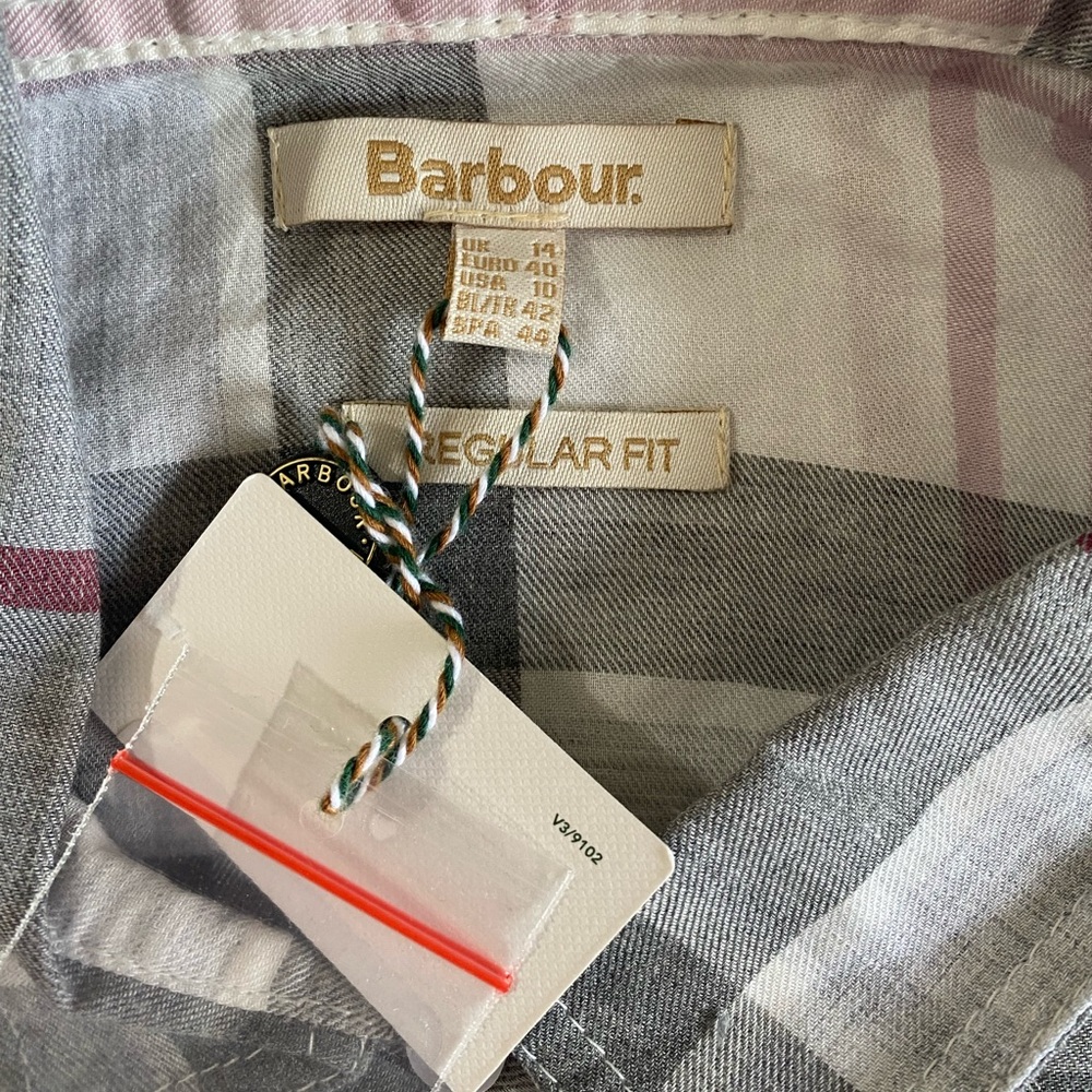 NWT Barbour relaxed classic plaid shirt - Picture 2 of 6